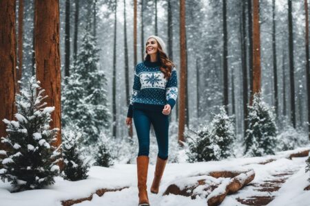 Gaya Pakaian Musim Dingin dengan Sweater